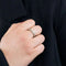 Bague 51 Alliance Américaine or blanc et diamants 58 Facettes GU185