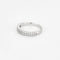 Bague 53 Alliance semi-pavée en or blanc 18K et diamants 0,68 ct 58 Facettes CLA0366