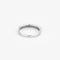 Bague 53 Alliance semi-pavée en or blanc 18K et diamants 0,68 ct 58 Facettes CLA0366