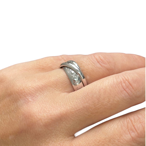 Bague 52 Cartier Amour & Trinity - Bague en or blanc 18 carats 58 Facettes 358