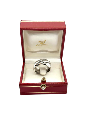 Bague 52 Cartier Amour & Trinity - Bague en or blanc 18 carats 58 Facettes 358