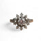 Bague 51 Bague marguerite en or blanc 18 carats et diamants 58 Facettes 372