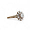 Bague 51 Bague marguerite en or blanc 18 carats et diamants 58 Facettes 372