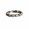 Bague 49 Alliance - Bague sertie de diamants en or blanc 58 Facettes 362