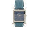 Montre Hermès Heure H GM HH1.510 - Montre quartz 34 mm en acier et cuir bleu 58 Facettes 272965