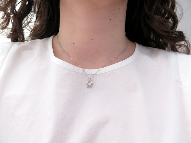 Collier Mauboussin Chance of Love N2 - Collier en or blanc 18K et diamants 58 Facettes 272901