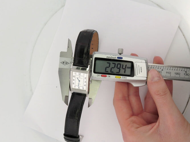 Montre Jaeger-LeCoultre Reverso Lady - Montre quartz acier 33 mm 58 Facettes 272344