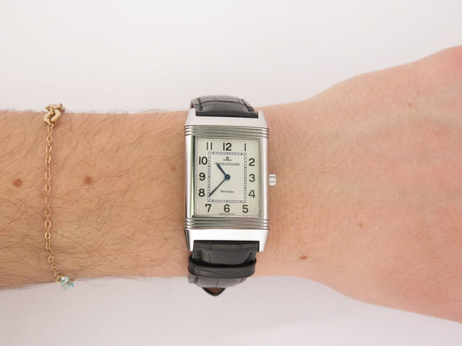 Montre Jaeger-LeCoultre Reverso Lady - Montre quartz acier 33 mm 58 Facettes 272344