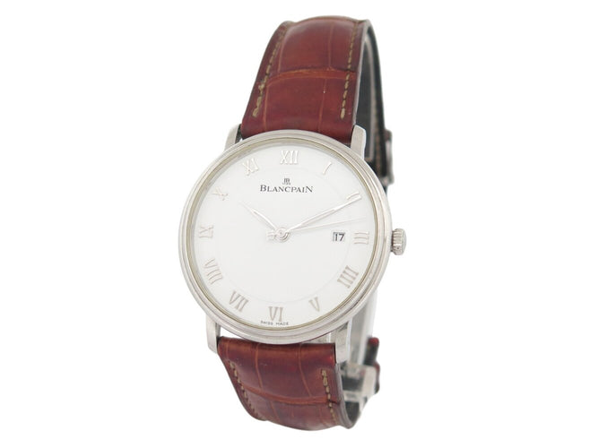 Montre Blancpain Villeret - Montre automatique ultra-plate 40 mm en acier 58 Facettes 272432