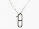 colar HERMES sautoir ever chaine d'ancre 77 cm Prata 925 35gr 