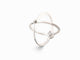 Bague 51 Gucci GG Running - Bague 7 mm en or blanc 18k et diamants, t51 58 Facettes 271885