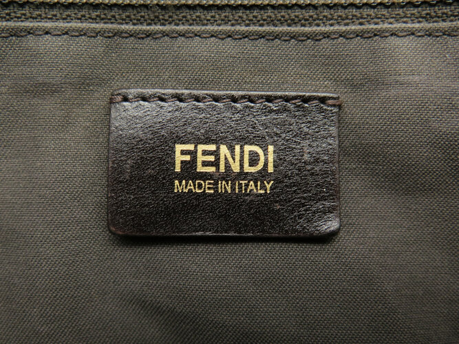 sac a main FENDI baguette 8bt163 toile logo monogramme zucca bandouliere 58 Facettes 271140
