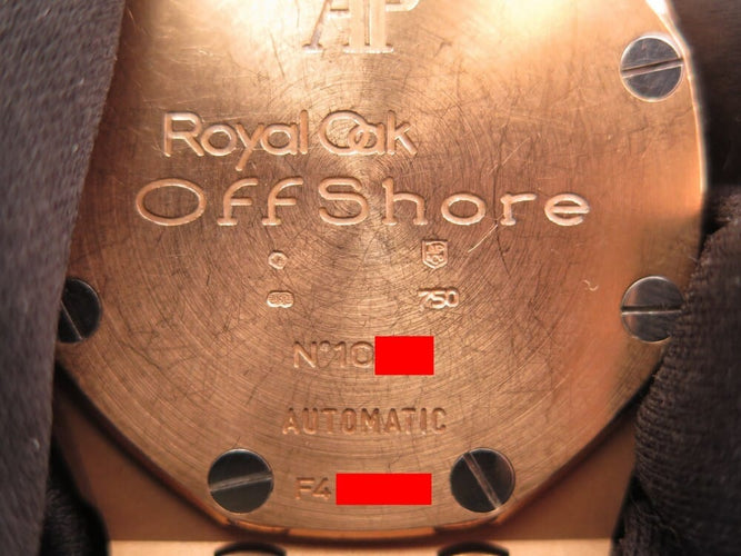 Montre Audemars Piguet Royal Oak Offshore - Montre chronographe en or rose 18K 58 Facettes 266644