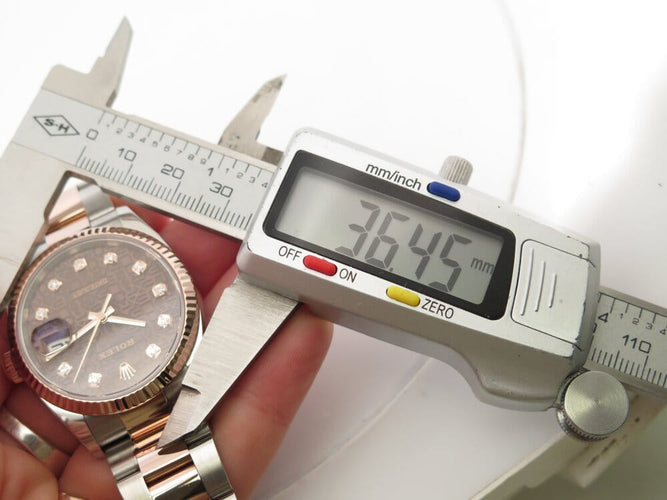 Montre Rolex Datejust 36 Lady Pearl - Montre en or rose 18k et acier avec diamants 58 Facettes 266682