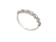 Bague 55 Messika - Bague alliance 7 diamants en or blanc 18k, 0,47 ct (T55) 58 Facettes 267817