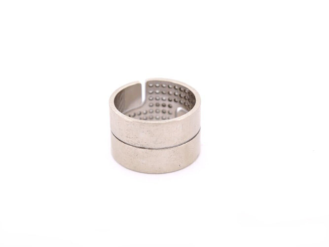Bague 50 Dinh Van Seventies GM - Bague en or blanc 18k et diamants 0,75 ct 58 Facettes 268751