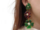 Boucles d'oreilles Augustine Paris par Gripoix - Parure collier et boucles d’oreilles camélia 58 Facettes 269071