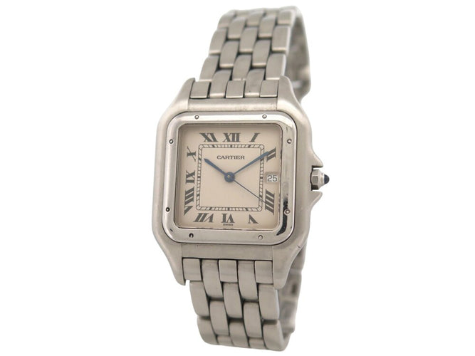 Montre Cartier Panthère GM - Montre quartz 41 mm en acier + boîte 58 Facettes 269447