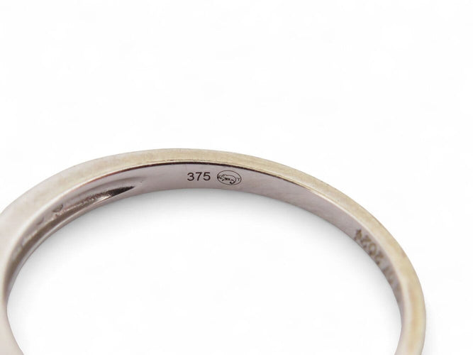 Bague 50 bague solitaire 0.63ct gia t50 or blanc 18k + alliance sertie diamant 0.1ct 58 Facettes 270398