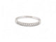 Bague 50 bague solitaire 0.63ct gia t50 or blanc 18k + alliance sertie diamant 0.1ct 58 Facettes 270398