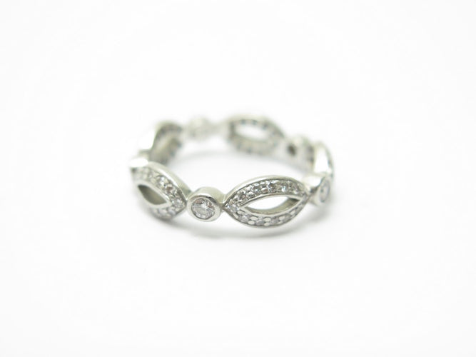 Bague 50 Tiffany & Co - Bague en platine 950 et 65 diamants, taille 50 58 Facettes 224720