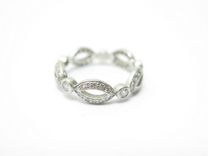 Bague 50 Tiffany & Co - Bague en platine 950 et 65 diamants, taille 50 58 Facettes 224720
