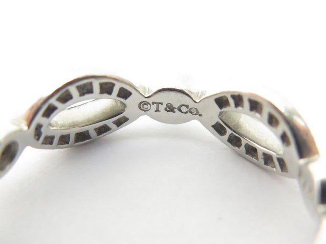 Bague 50 Tiffany & Co - Bague en platine 950 et 65 diamants, taille 50 58 Facettes 224720