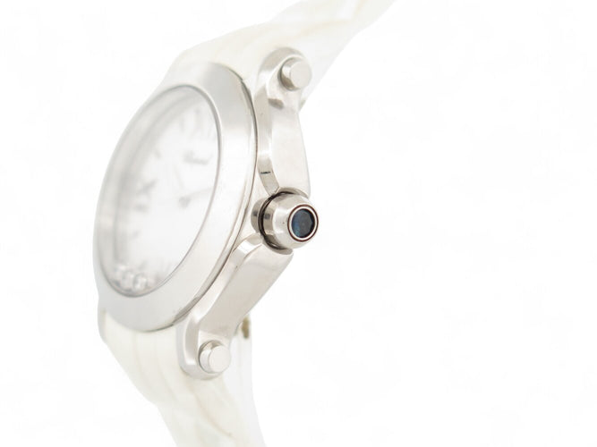 Montre Chopard Happy Sport - Montre quartz 36 mm en acier avec diamants 58 Facettes 271299