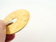 Collier Dinh Van - Collier pendentif Pi 40 mm en or jaune 24k martelé 58 Facettes 271154
