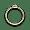 Bague 56 Messika Joy XS - Bague en or jaune 18 carats et diamants 0,20 ct 58 Facettes FB10992