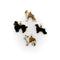 Pendentif Pendentif vintage boxer en or jaune 14k émaillé 58 Facettes