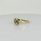 Bague 57 Bague vintage en or jaune 14 carats et 3 diamants 58 Facettes 2512014