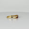 Bague 54 Bague chevron vintage en or jaune 14 carats et rubis 58 Facettes 2505007
