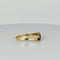Bague 54 Bague chevron vintage en or jaune 14 carats et saphirs bleus 58 Facettes 2505009