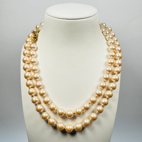 Collier Monet - Collier vintage de perles fantaisie (années 1990) 58 Facettes 2512022