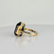 Bague 54 Bague vintage en or jaune 14k avec quartz fumé 58 Facettes 2512029