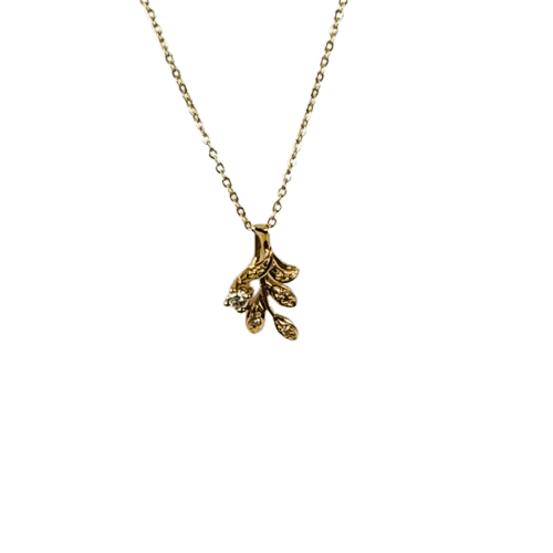Pendentif Pendentif vintage en or jaune 18 carats, saphirs blancs et diamant 58 Facettes 2508019