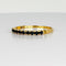 Bague 53 Bague vintage en or jaune 14 carats et saphirs bleus 58 Facettes 2511010