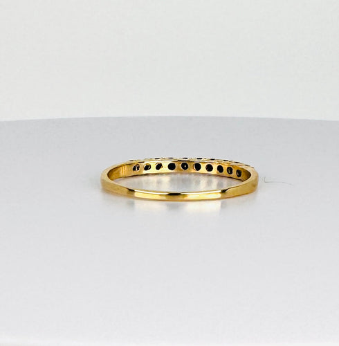 Bague 53 Bague vintage en or jaune 14 carats et saphirs bleus 58 Facettes 2511010