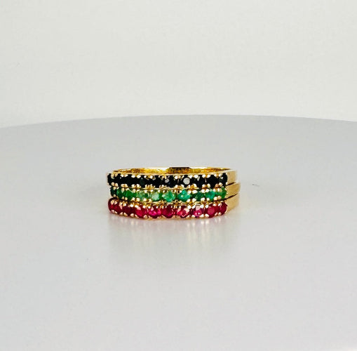 Bague 53 Bague vintage en or jaune 14 carats et saphirs bleus 58 Facettes 2511010