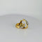 Boucles d'oreilles Créoles vintage en or jaune 14 carats et diamants 58 Facettes 2503038