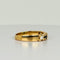 Bague 54 Bague vintage en or jaune 18 ct avec diamants et saphirs 58 Facettes 2409020