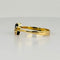 Bague 55 Bague Toi & Moi vintage en or jaune 18 carats, saphir et diamant 58 Facettes 2410029