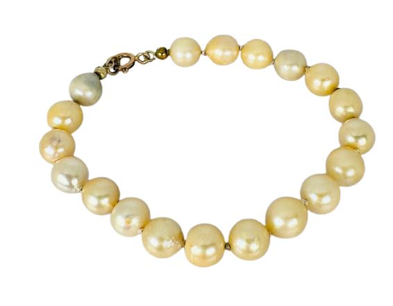 Bracelet Bracelet - Perles de culture et fermoir en or 14 carats 58 Facettes 2311000