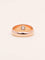 Bague 53.5 Bague jonc en or rose 18 carats avec diamant taille ancienne 0,40 ct 58 Facettes 1176.4