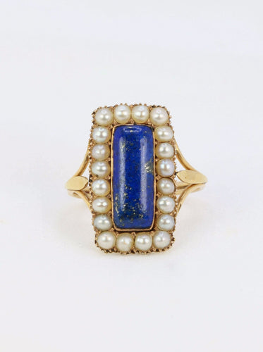 Bague 56 Bague Lapis-lazuli Perles fines 58 Facettes 837