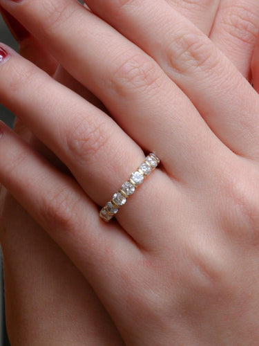 Bague 50 Alliance américaine vintage diamants 58 Facettes 952