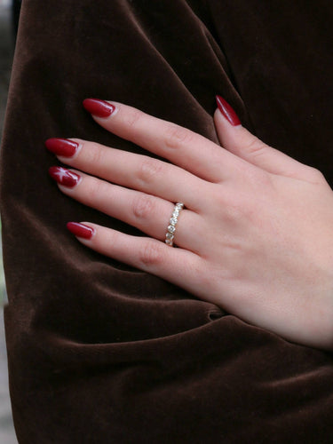 Bague 50 Alliance américaine vintage diamants 58 Facettes 952