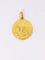 Pendentif Pendentif religieux vintage - Médaille ronde en or jaune 18 carats 58 Facettes 1087.17