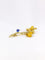 Broche Broche fleur vintage années 1970 en or jaune 18 carats et émail 58 Facettes 998